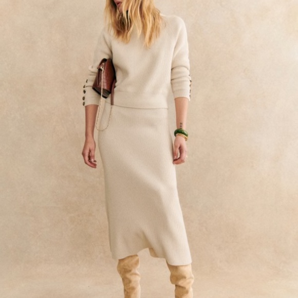 NWT NAELLE SKIRT Sezane XS - Picture 3 of 3